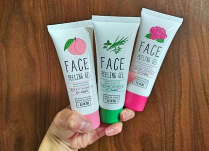 フェイスピーリングジェル ピーチの香り/DAISO/ピーリングを使ったクチコミ(2枚目)