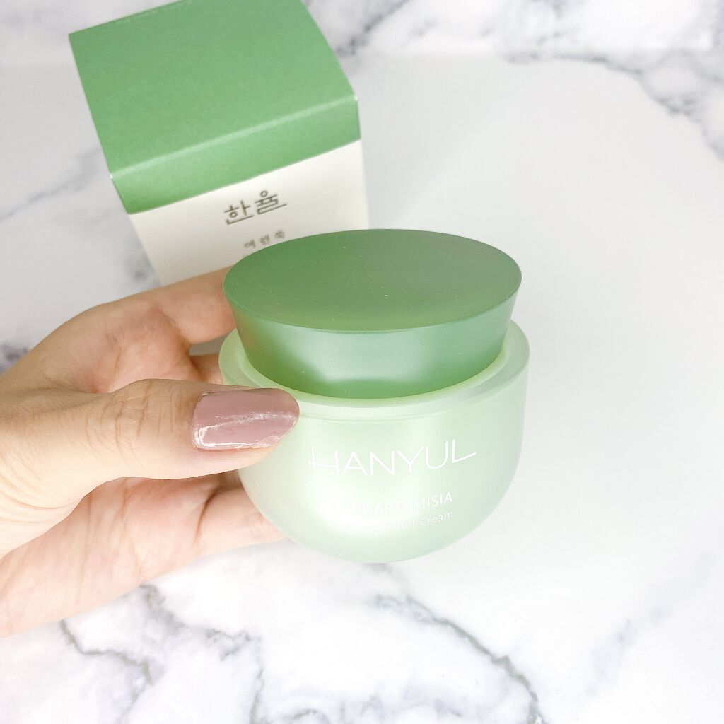 ピュアアルテミシア カーミングウォータークリーム/HANYUL(ハンユル)/フェイスクリームを使ったクチコミ（3枚目）