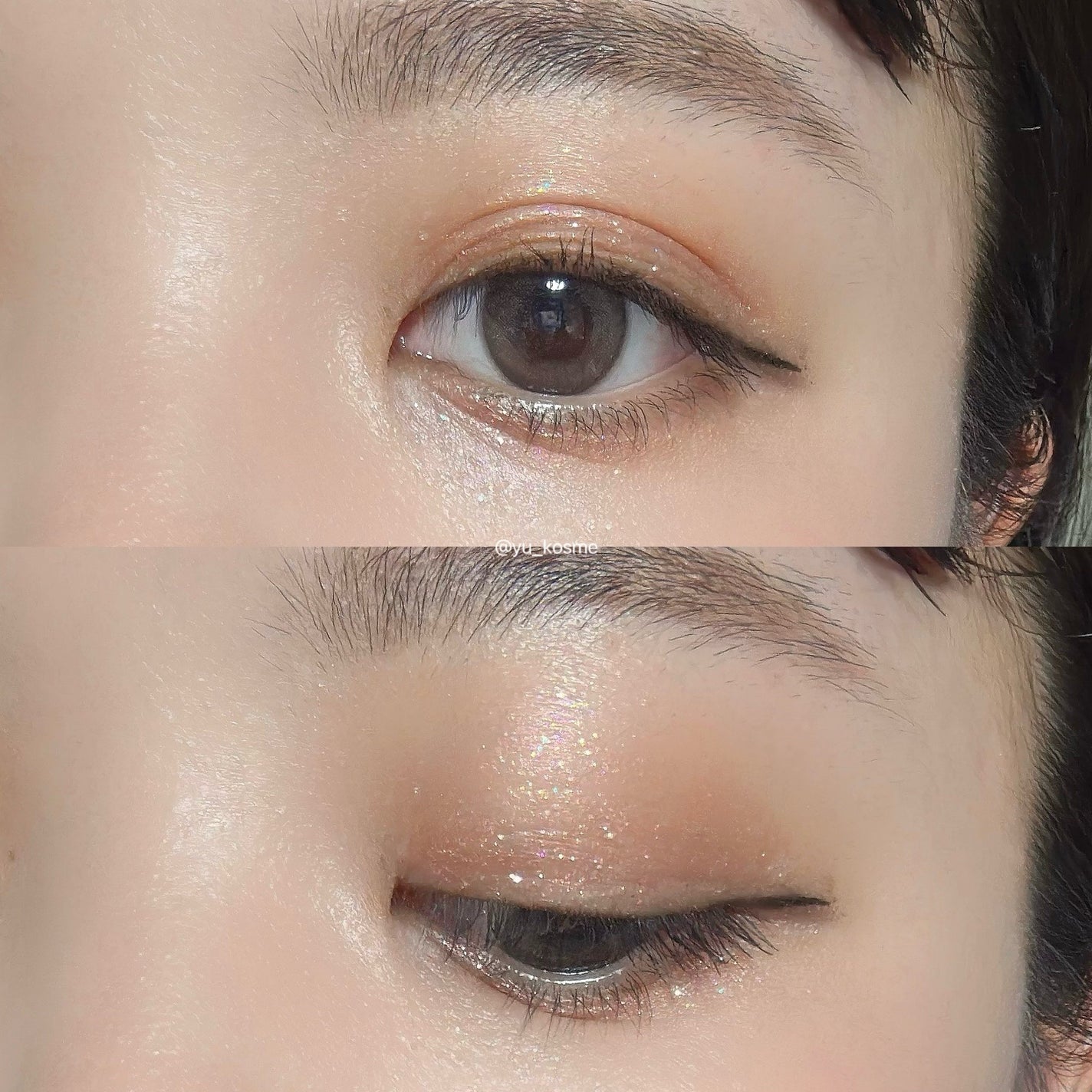 パラダイス シャイン アイ シークイン/DEAR DAHLIA/リキッドアイシャドウを使ったクチコミ(6枚目)