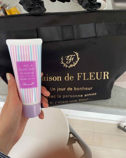 パラソーラ ネオイルミスキン UV エッセンス LV 【ネオイルミ ラベンダー】/パラソーラ/日焼け止め・UVケアを使ったクチコミ(4枚目)