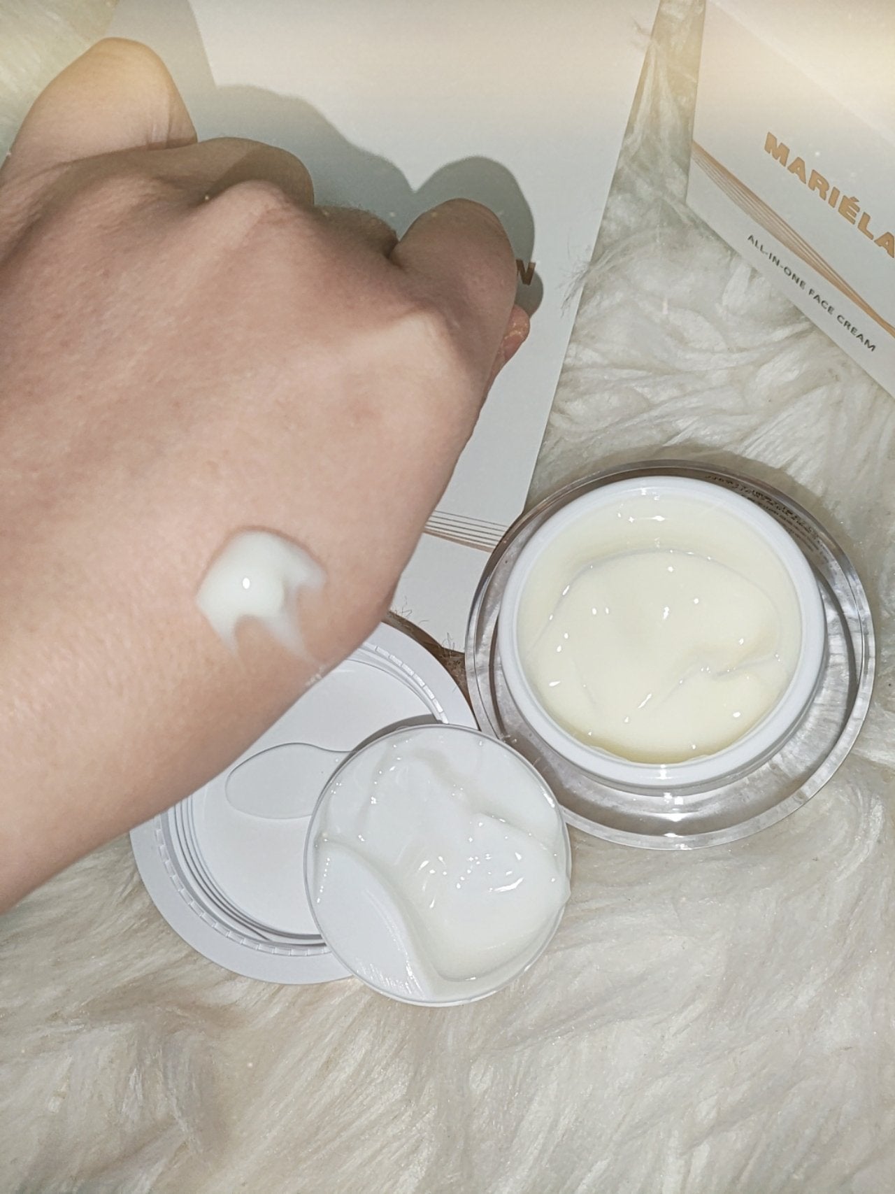 オールインワン フェイスクリーム /MARIÉLAN/オールインワン化粧品を使ったクチコミ(4枚目)
