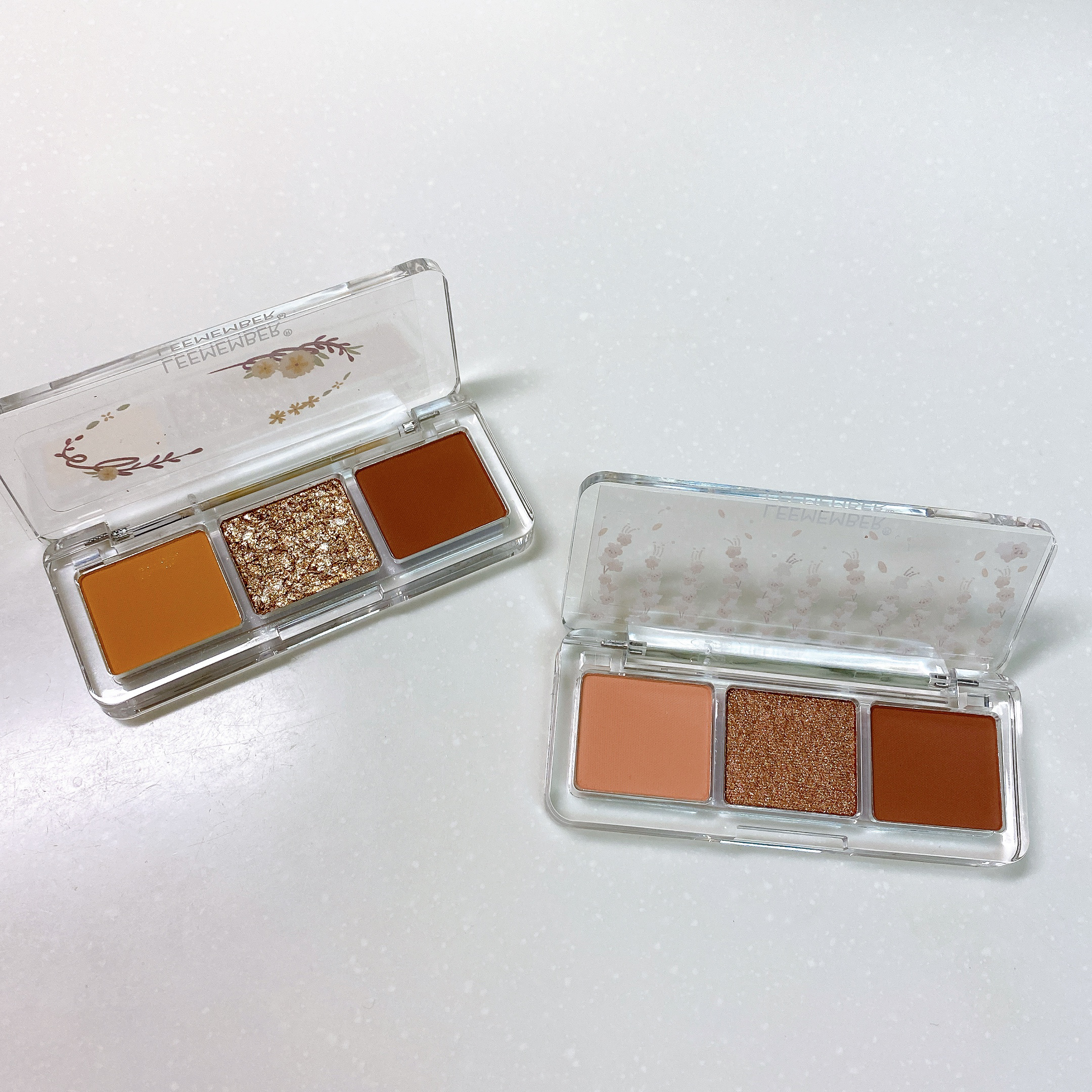 3色フローラアイパレット 05 ポピー/LEEMEMBER/アイシャドウパレットを使ったクチコミ（2枚目）