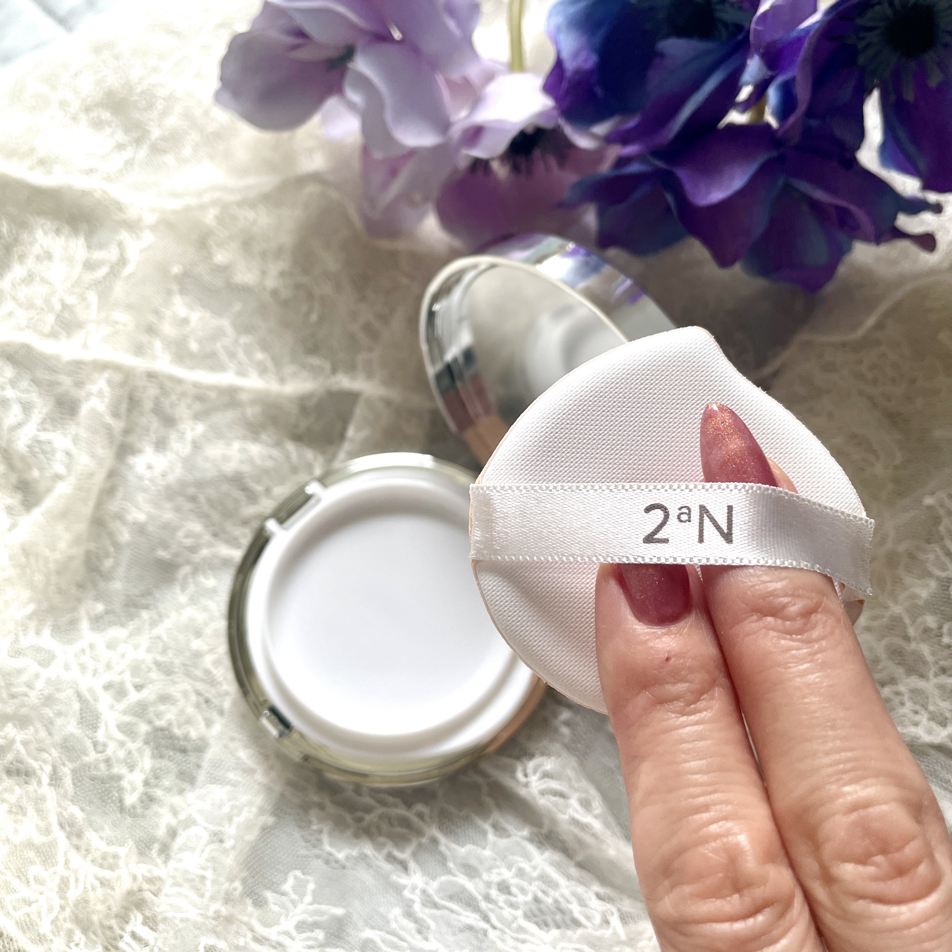 グリーミングテンションパクト/2aN/クリーム・エマルジョンファンデーションを使ったクチコミ（2枚目）