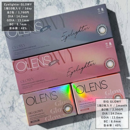 Glowy 1day/OLENS/ワンデー(1DAY)カラコンを使ったクチコミ(8枚目)