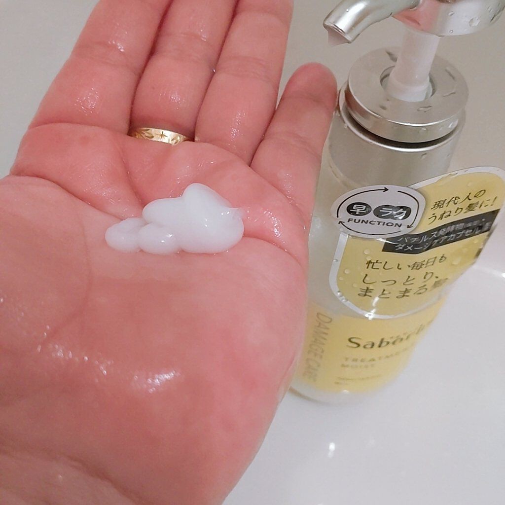 ハヤラクシャンプー モイスト/トリートメント モイスト ヘアトリートメント本体/サボリーノ/市販シャンプーを使ったクチコミ（2枚目）