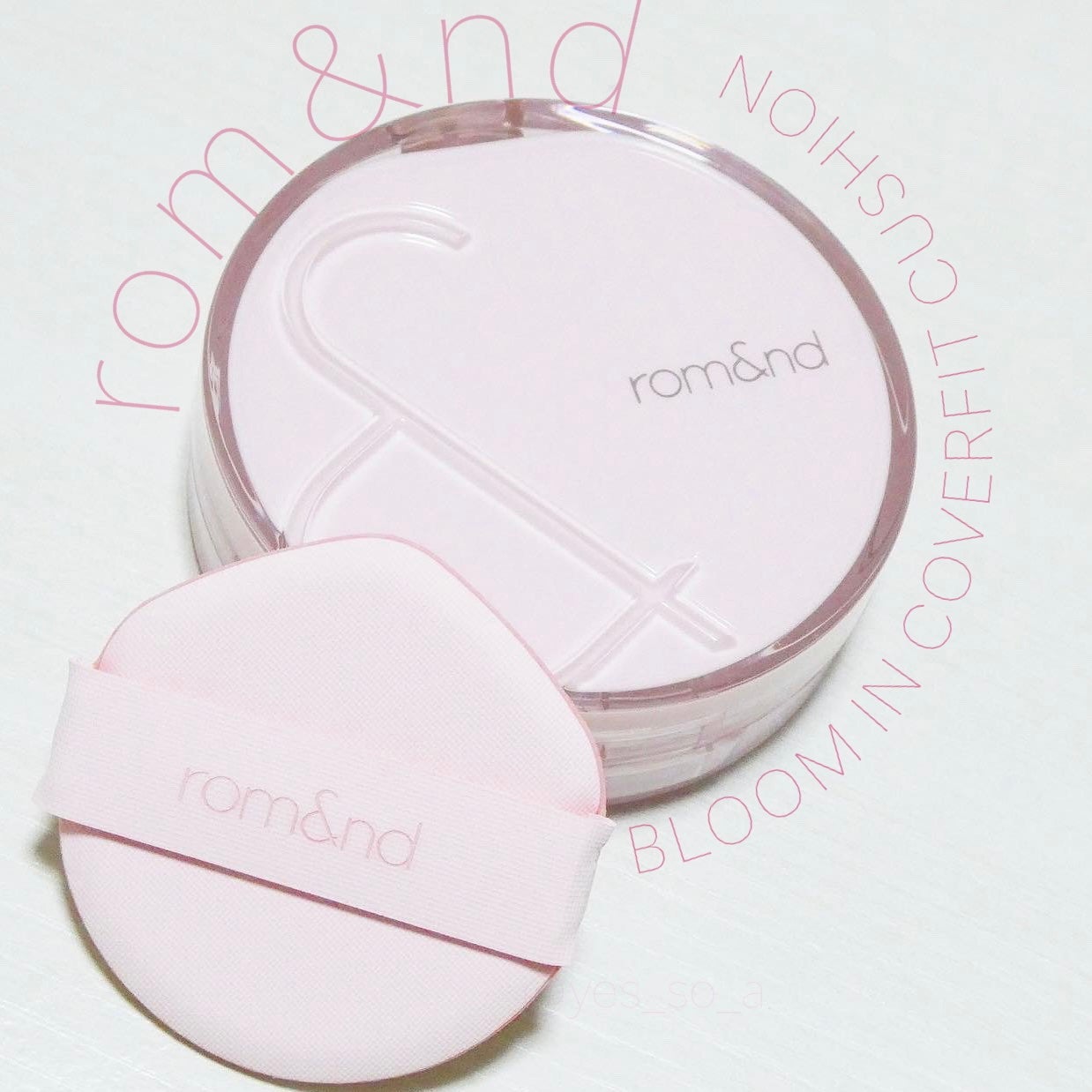 ブルームインカバーフィットクッション/rom&nd/クッションファンデーションを使ったクチコミ(1枚目)
