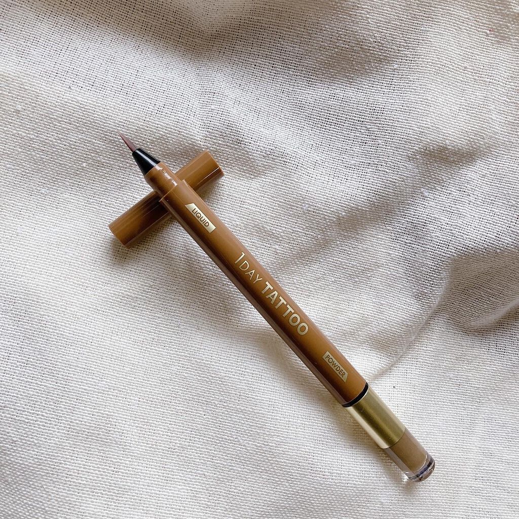 ラスティングツーウェイアイブロウ リキッドWpa 01 ミルクティブラウン/K-パレット/リキッドアイブロウを使ったクチコミ（2枚目）