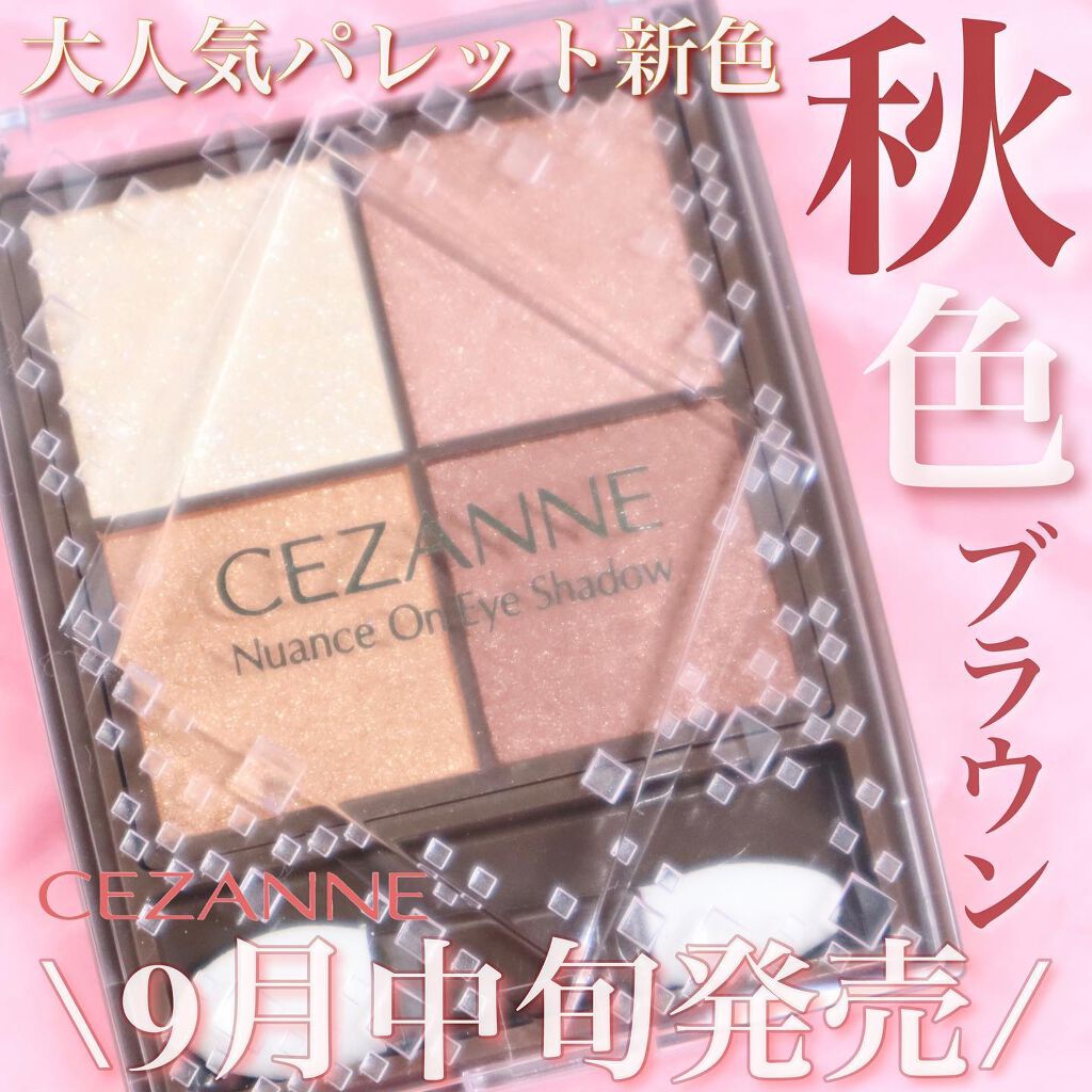 ニュアンスオンアイシャドウ/CEZANNE/アイシャドウパレットを使ったクチコミ(1枚目)