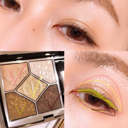 サンク クルール クチュール<ゴールデン ナイツ>/Dior/アイシャドウパレットを使ったクチコミ(3枚目)