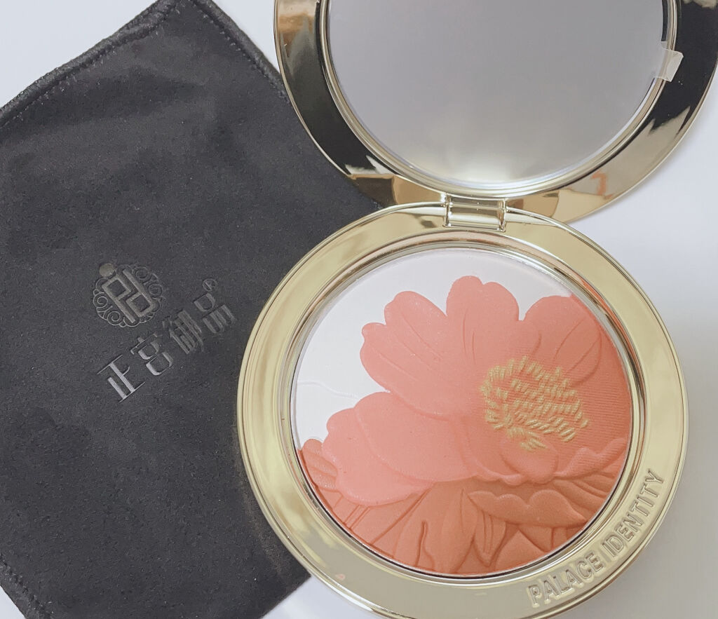ZEESEAｘ正宮御品　「盛唐酔夢」シリーズ　丹酔金箔　牡丹チークシャッドパレット/ZEESEA/パウダーチークを使ったクチコミ（3枚目）