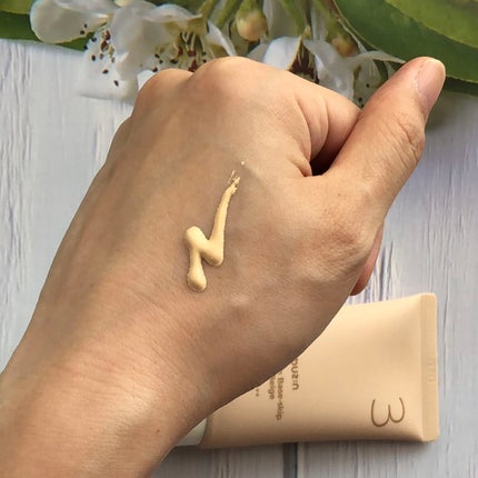 3番 ノーファンデ陶器肌トーンアップクリーム/numbuzin/化粧下地を使ったクチコミ(4枚目)