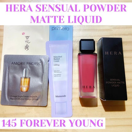 センシュアルパウダーマットリキッド/HERA/口紅を使ったクチコミ(1枚目)