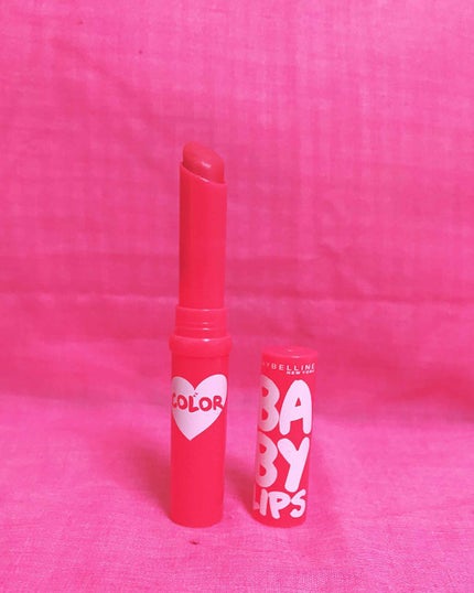 リップクリーム カラー BABY LIPS/MAYBELLINE NEW YORK/リップケアを使ったクチコミ(1枚目)