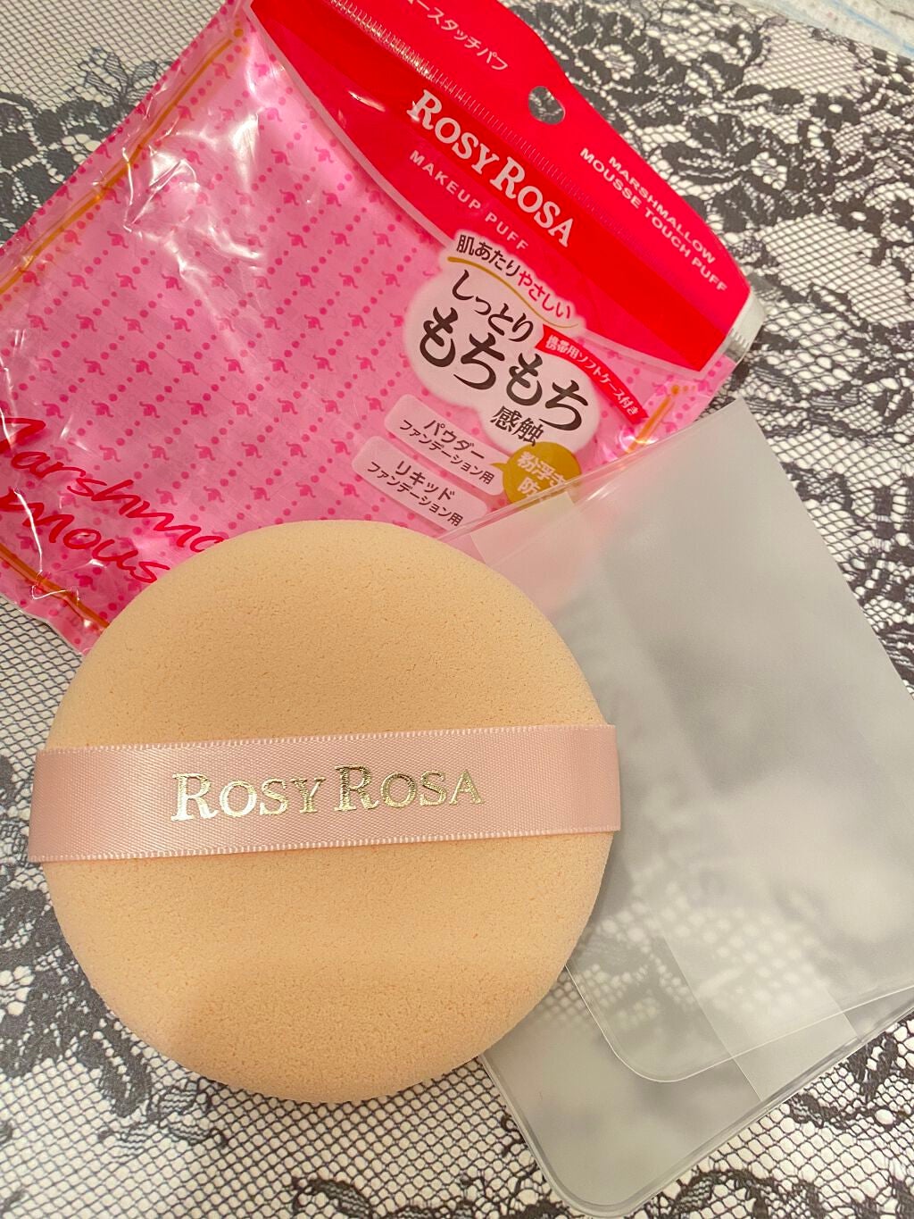 マシュマロムースタッチパフ/ロージーローザ/パフ・スポンジを使ったクチコミ(1枚目)