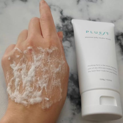 マンナンジェリーハイドロウォッシュ/PLUEST/洗顔料を使ったクチコミ(4枚目)