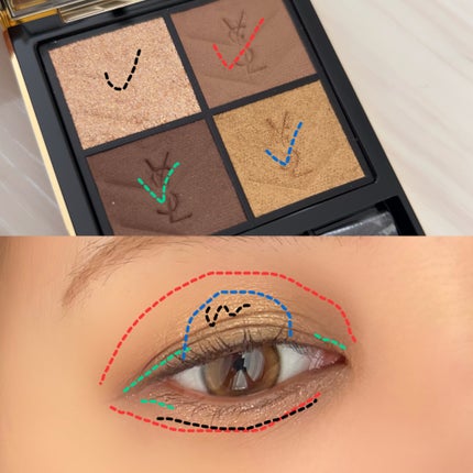 クチュール ミニ クラッチ/YVES SAINT LAURENT BEAUTE/アイシャドウパレットを使ったクチコミ(5枚目)