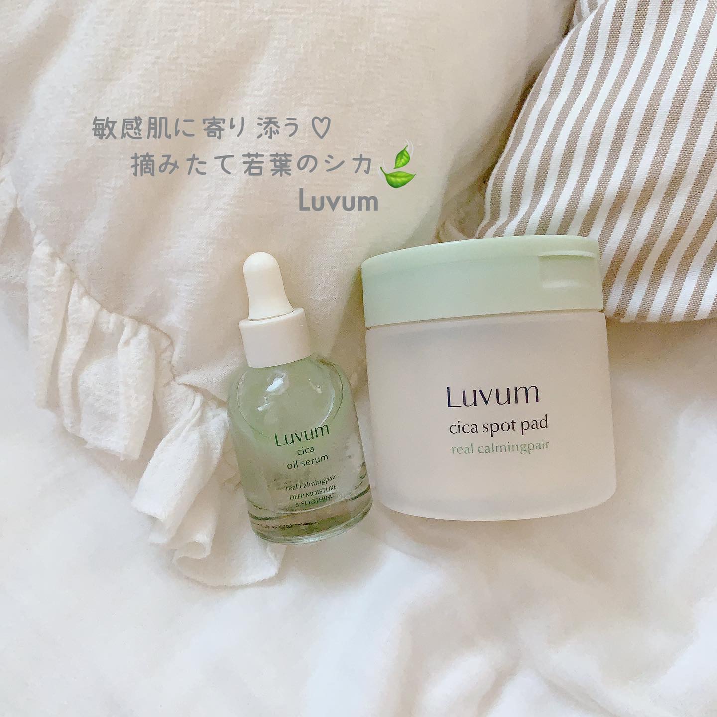カーミングリペア若葉のシカスポットパッド/Luvum/トナーパッドを使ったクチコミ（1枚目）