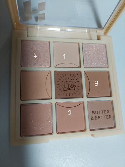 マイフェイブムードアイパレット 9カラー/HOLIKA HOLIKA/アイシャドウパレットを使ったクチコミ(3枚目)