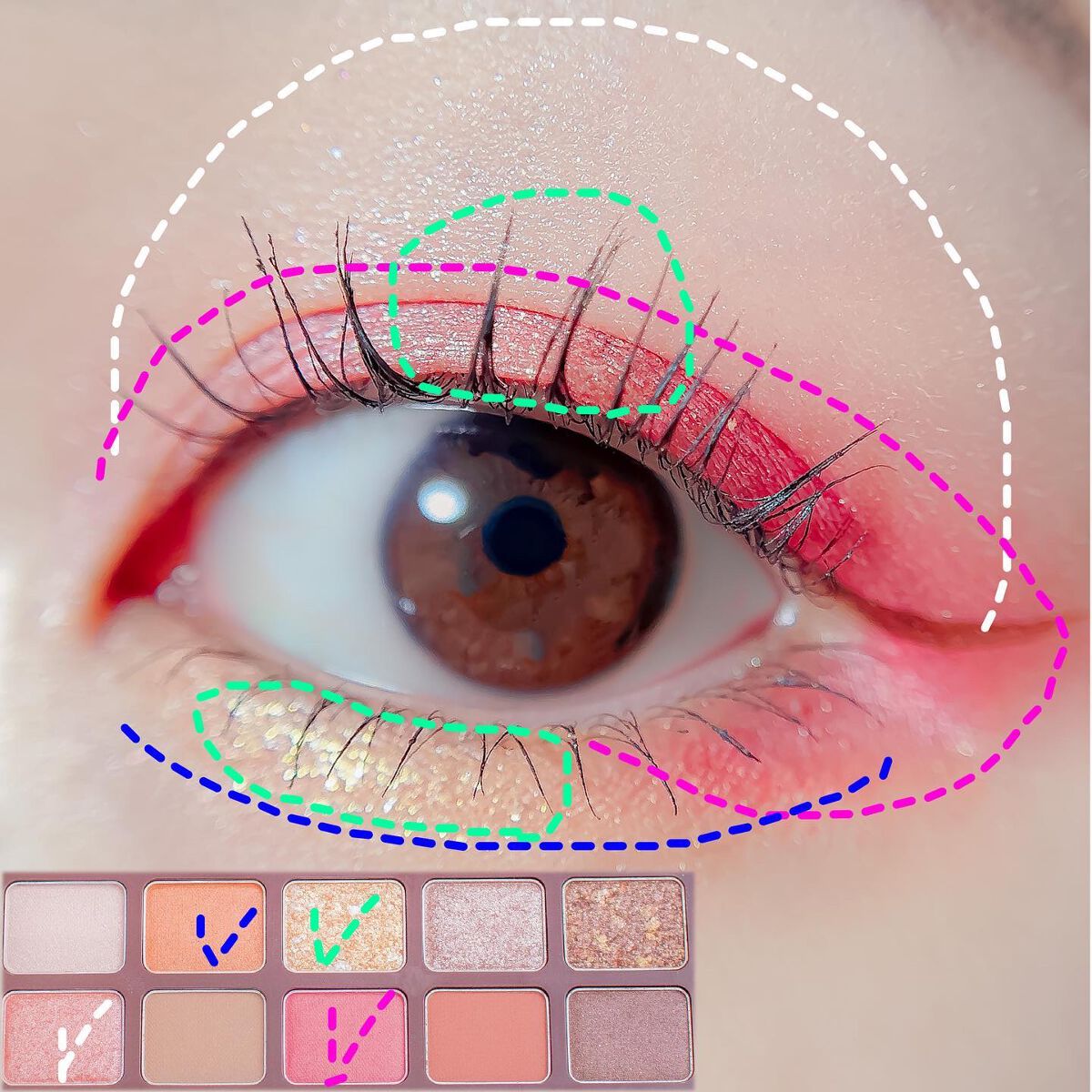 アズキ フィユテ アイ パレット/shu uemura/アイシャドウパレットを使ったクチコミ（2枚目）