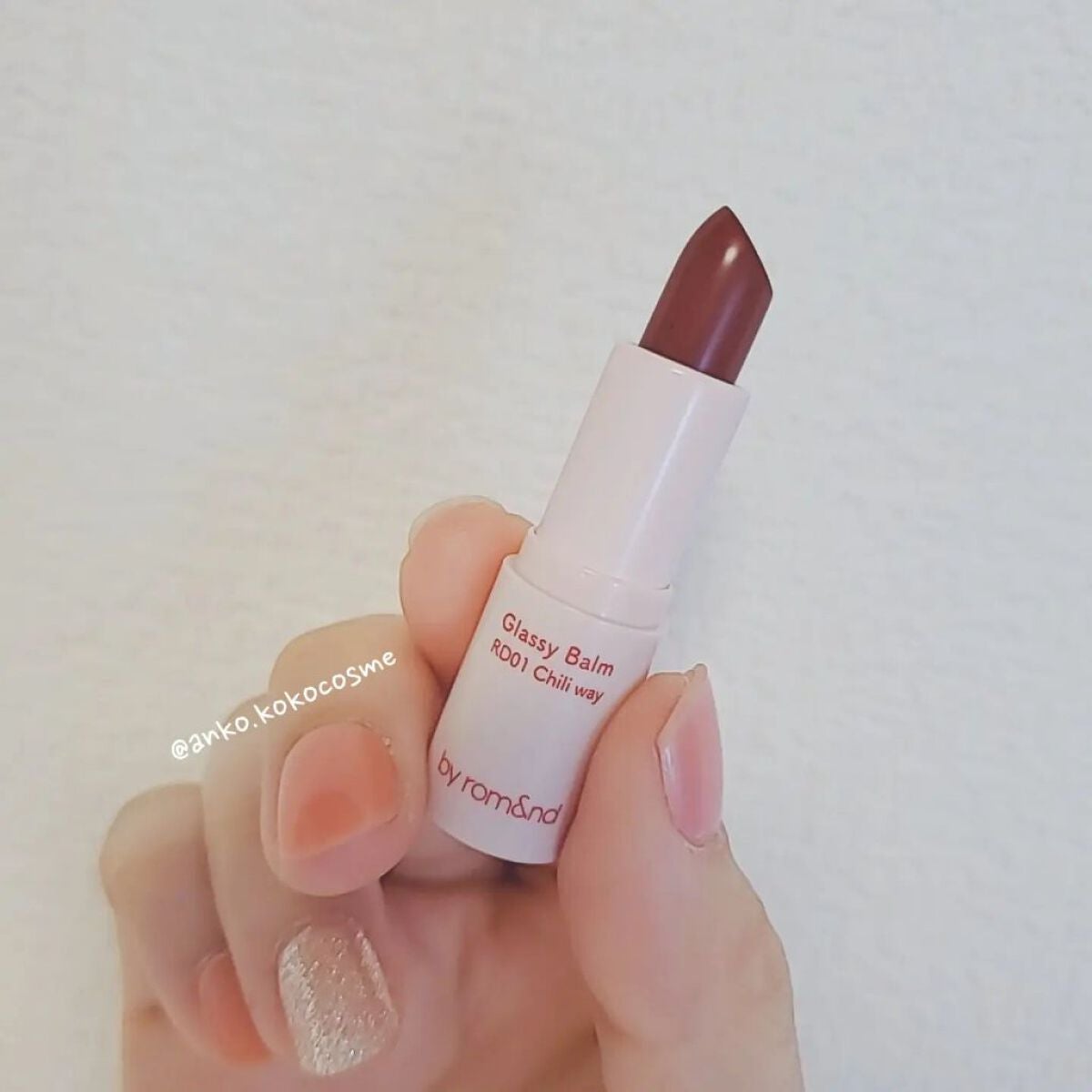 アンドバイロムアンド グラッシーバーム/&nd by rom&nd/口紅を使ったクチコミ(2枚目)
