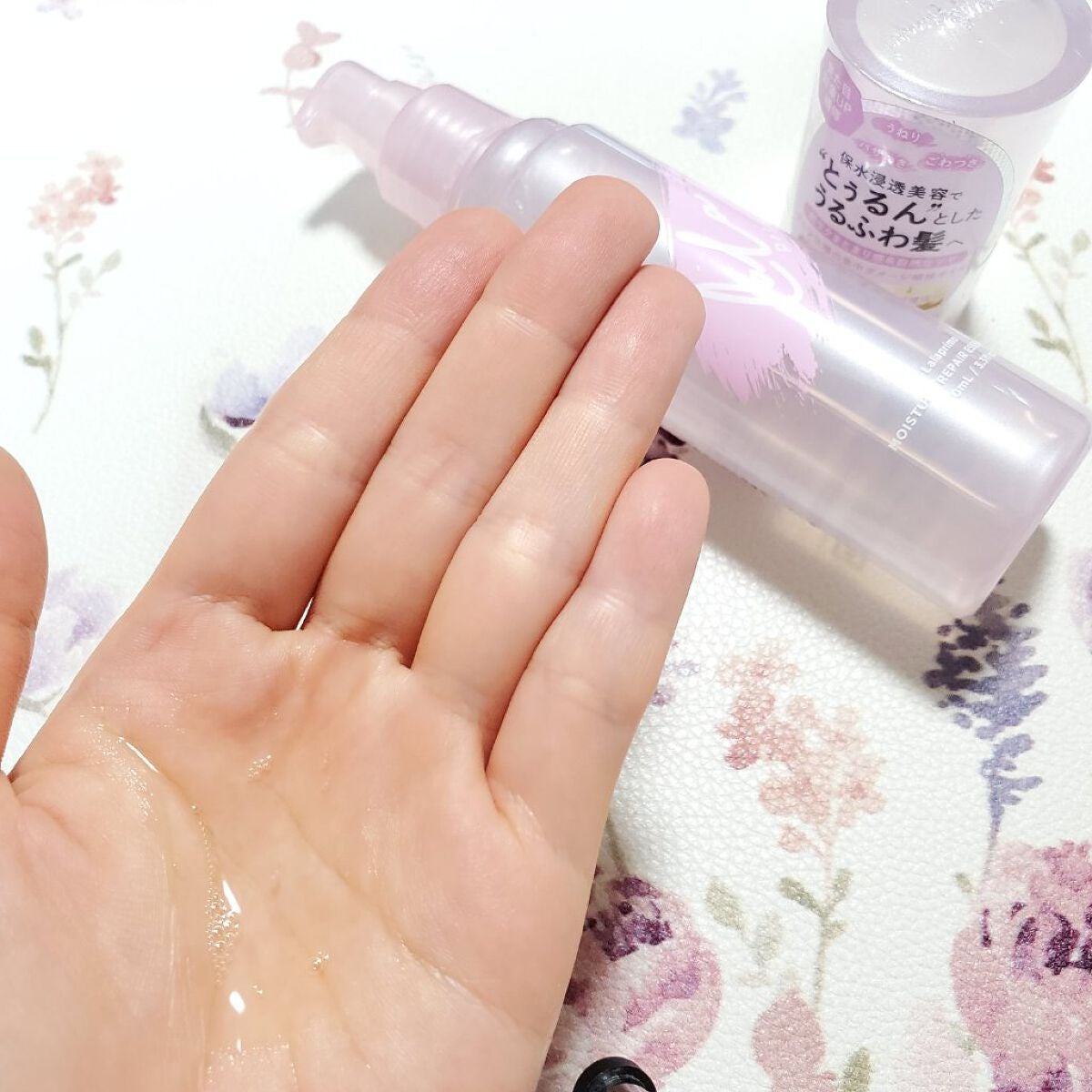 モイスチャーリペアエッセンスオイル/ララプリモ /アウトバストリートメントを使ったクチコミ(7枚目)