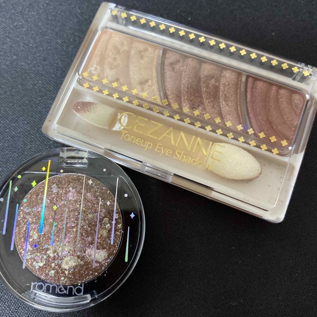 トーンアップアイシャドウ/CEZANNE/アイシャドウパレットを使ったクチコミ(4枚目)