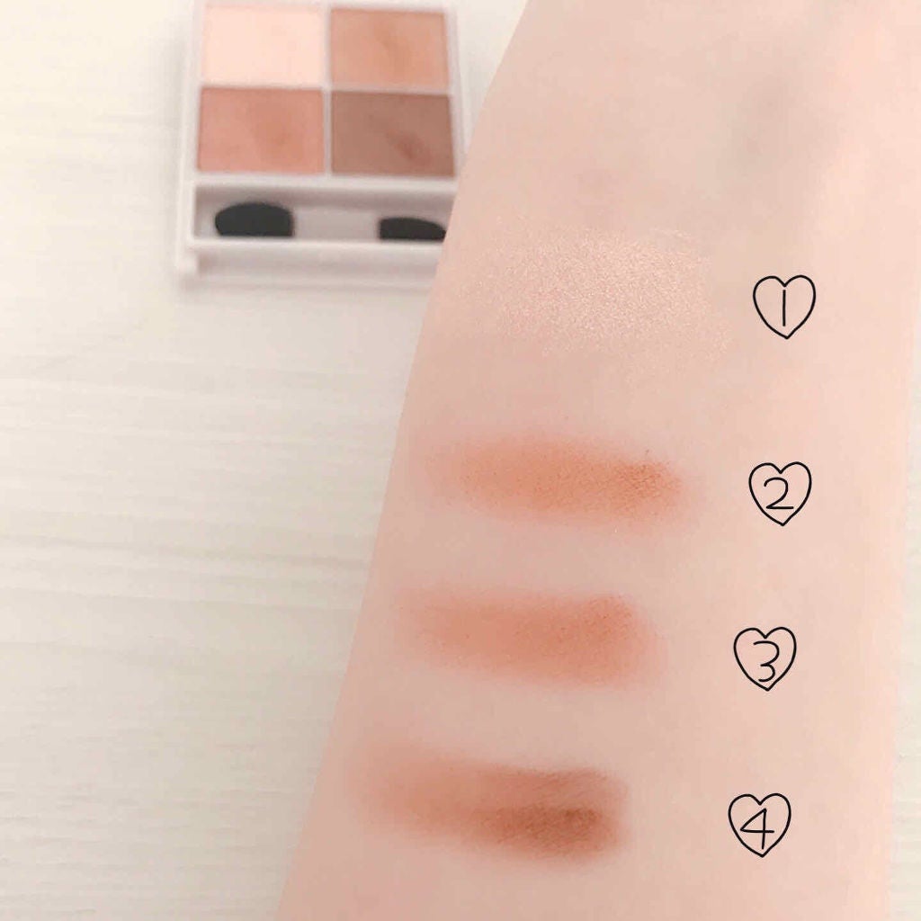 シルキースフレアイズ/キャンメイク/アイシャドウパレットを使ったクチコミ(3枚目)