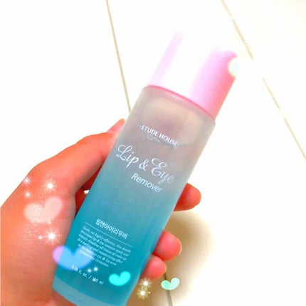 リップ&アイメイクリムーバー/ETUDE/ポイントメイクリムーバーを使ったクチコミ(1枚目)