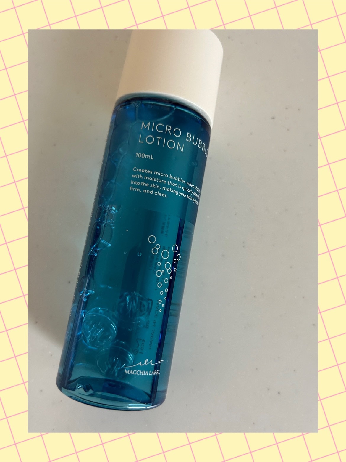 薬用マイクロバブルローション/Macchia Label/化粧水を使ったクチコミ（1枚目）