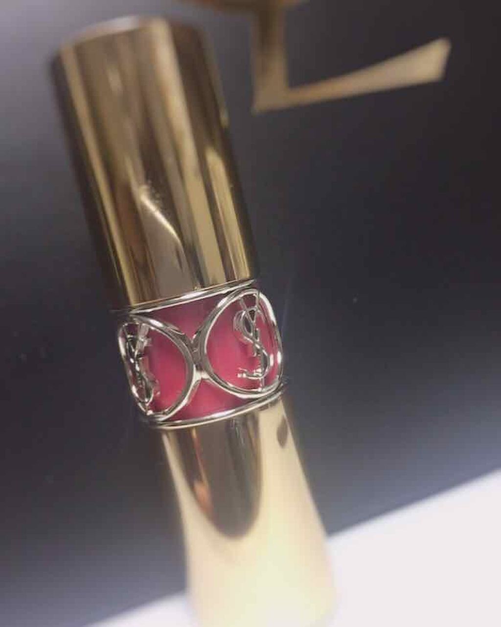 ルージュ ヴォリュプテ シャイン/YVES SAINT LAURENT BEAUTE/口紅を使ったクチコミ(1枚目)