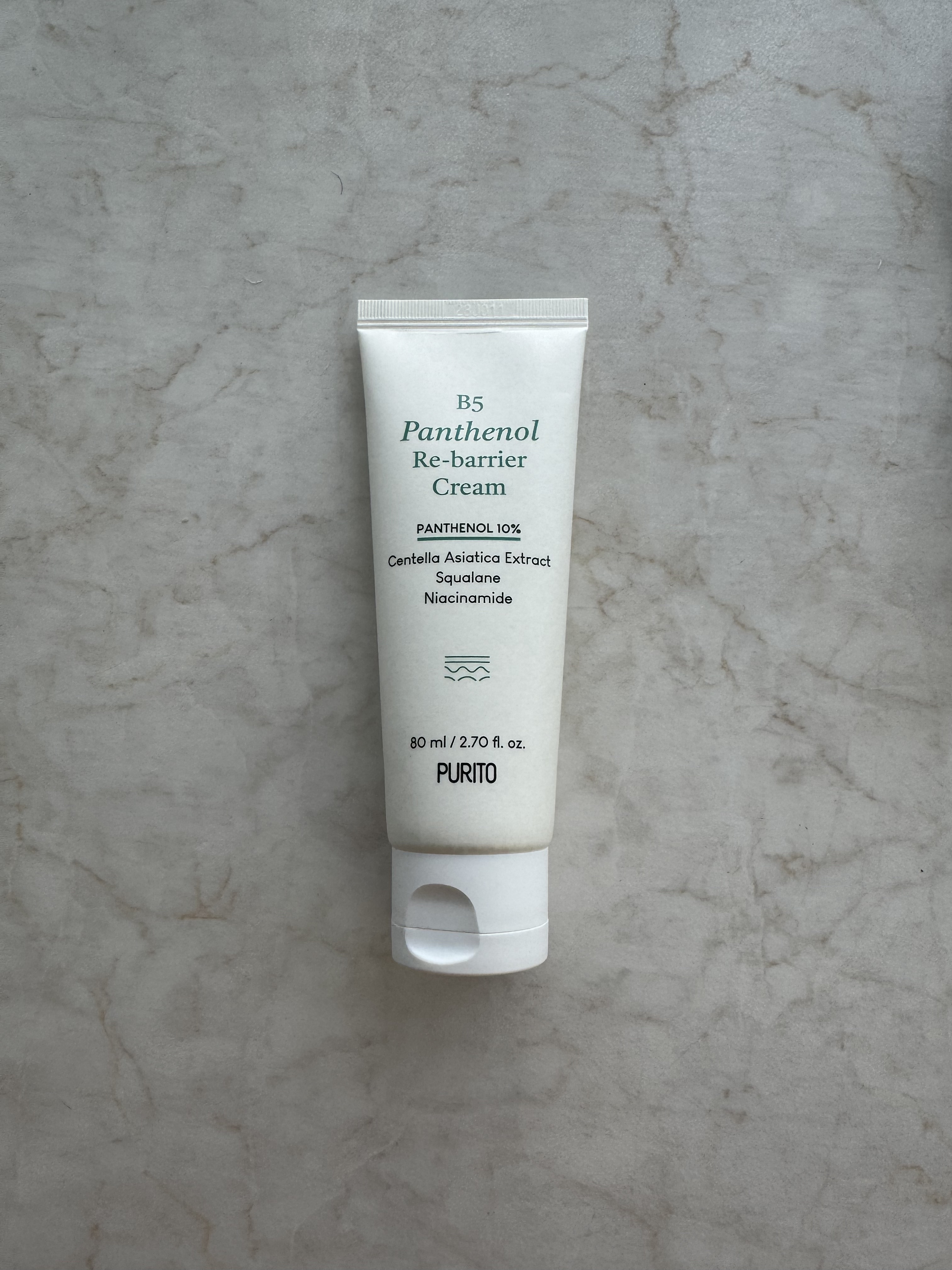 B5パンテノールリバリアクリーム/PURITO/フェイスクリームを使ったクチコミ（1枚目）