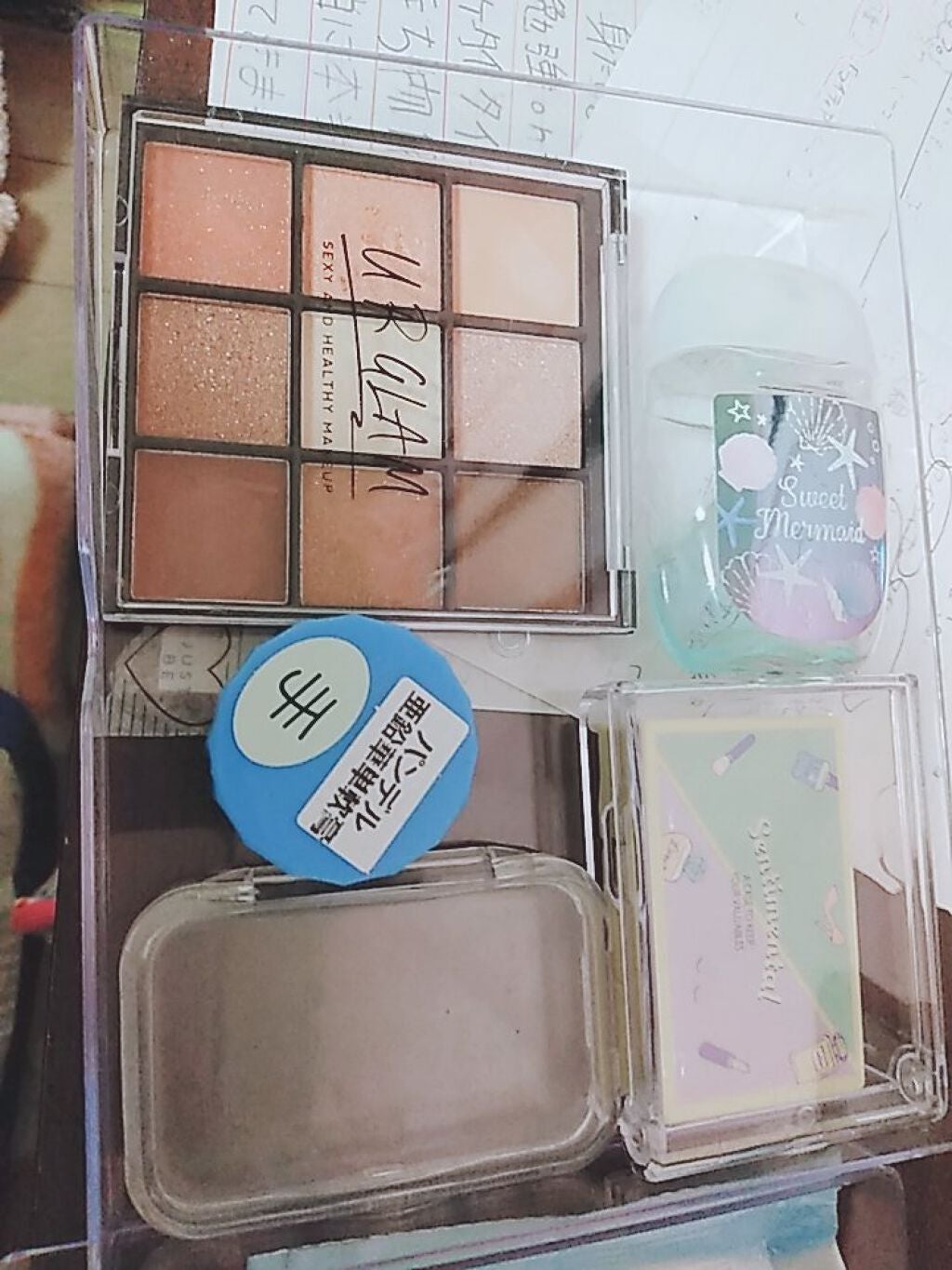 3段式クリアーケース/DAISO/その他化粧小物を使ったクチコミ(2枚目)