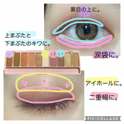 プレイカラー アイシャドウ/ETUDE/アイシャドウパレットを使ったクチコミ(2枚目)
