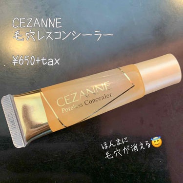 毛穴レスコンシーラー/CEZANNE/クリームコンシーラーを使ったクチコミ（1枚目）