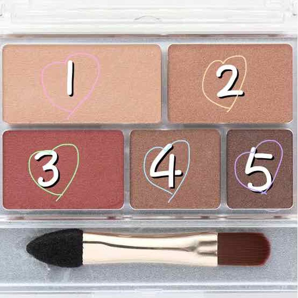 パーフェクトマルチアイズ/キャンメイク/アイシャドウパレットを使ったクチコミ(2枚目)