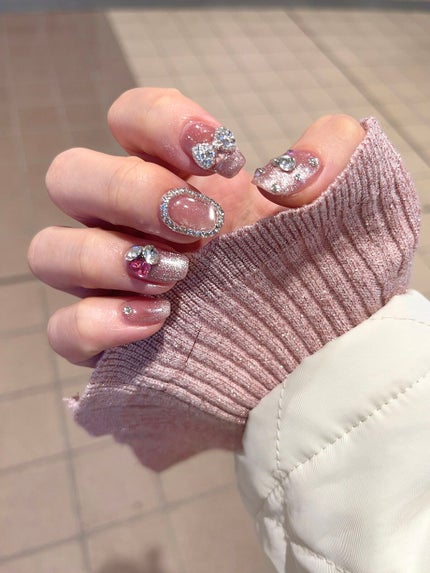 🤍𝐊𝐚𝐧𝐧𝐚🤍 on LIPS 「🎀𝐍𝐞𝐰𝐃𝐞𝐬𝐢𝐠𝐧🎀今回は可愛いビジューパーツをゲットしたの..」(2枚目)