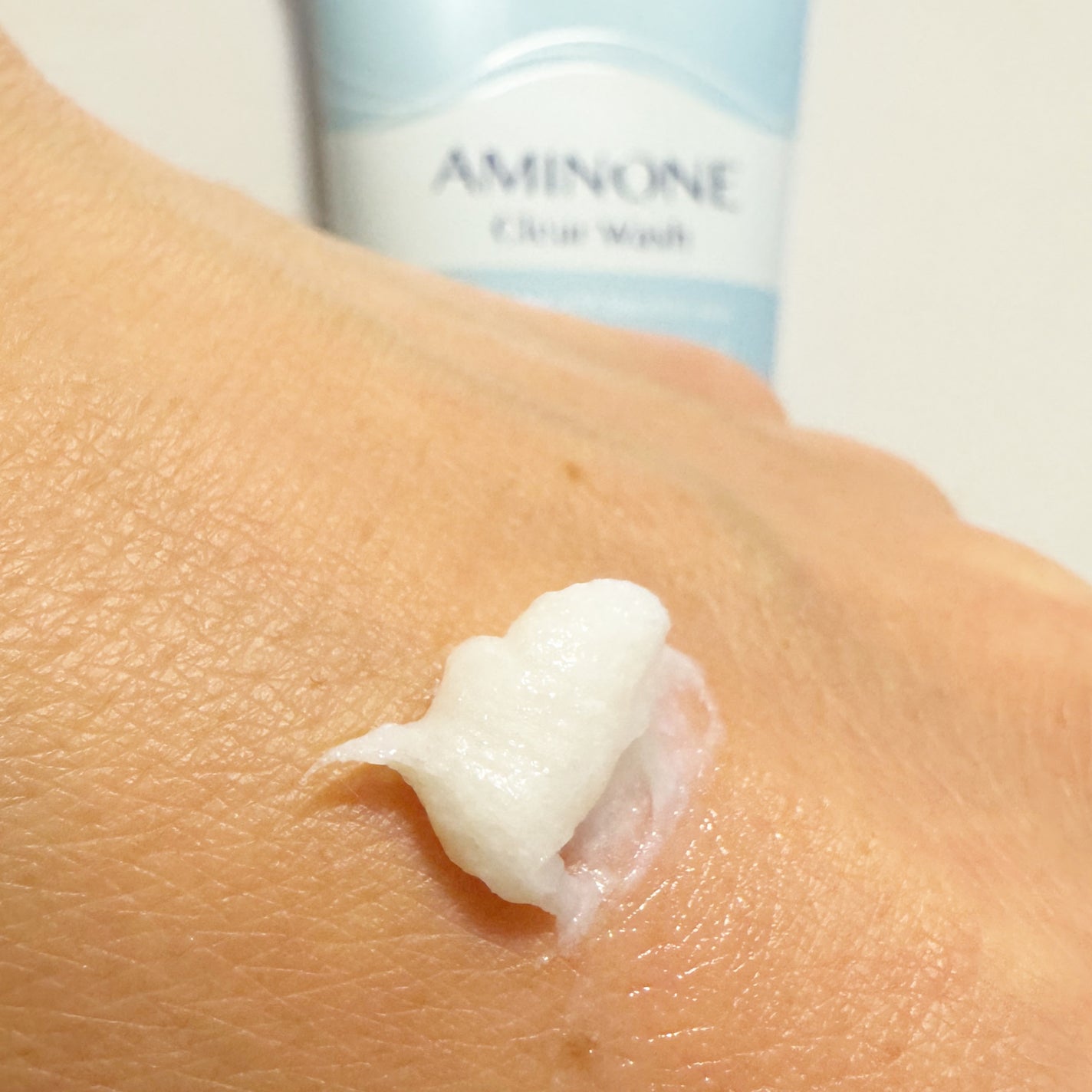 アミノネクリアウォッシュ/Cure/洗顔フォームを使ったクチコミ(4枚目)