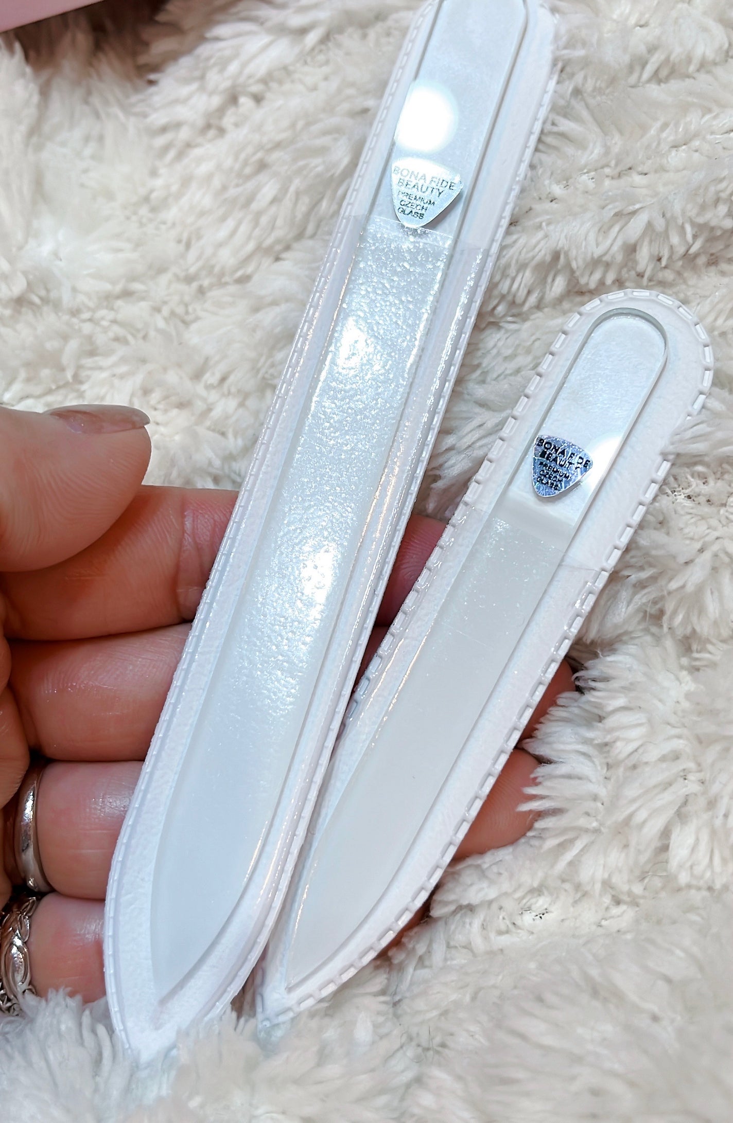 ガラス製ネイルファイル/BONA FIDE BEAUTY/ネイル用品を使ったクチコミ(2枚目)