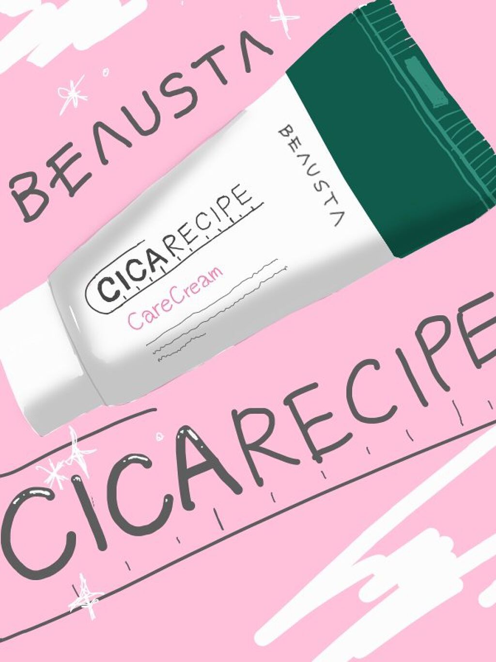 CICA ケアクリーム/BEAUSTA/フェイスクリームを使ったクチコミ(1枚目)