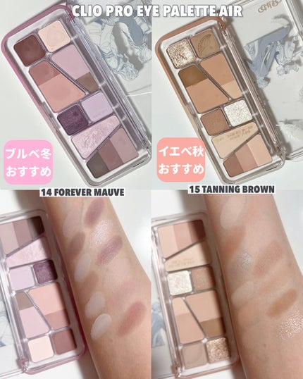 プロ アイ パレット エアー/CLIO/アイシャドウパレットを使ったクチコミ(9枚目)