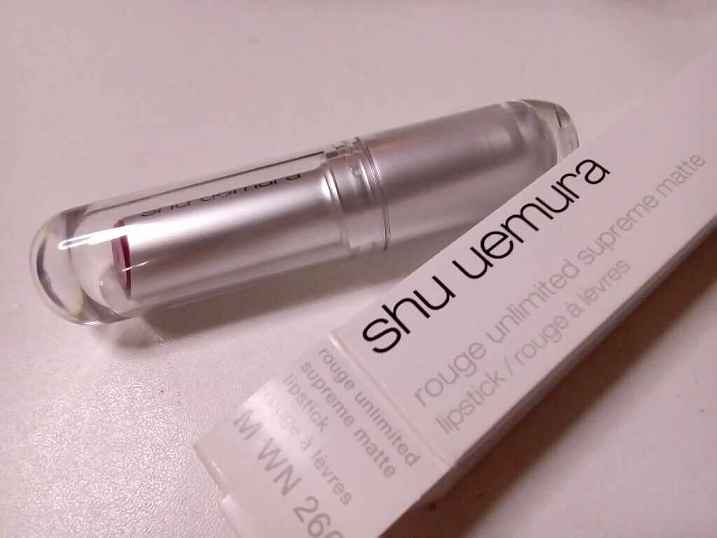 ルージュ アンリミテッド/shu uemura/口紅を使ったクチコミ（1枚目）
