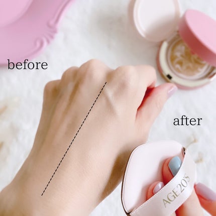 ヴェールヌーディ エッセンスパクトグロウ/AGE20’s/クリーム・エマルジョンファンデーションを使ったクチコミ(4枚目)