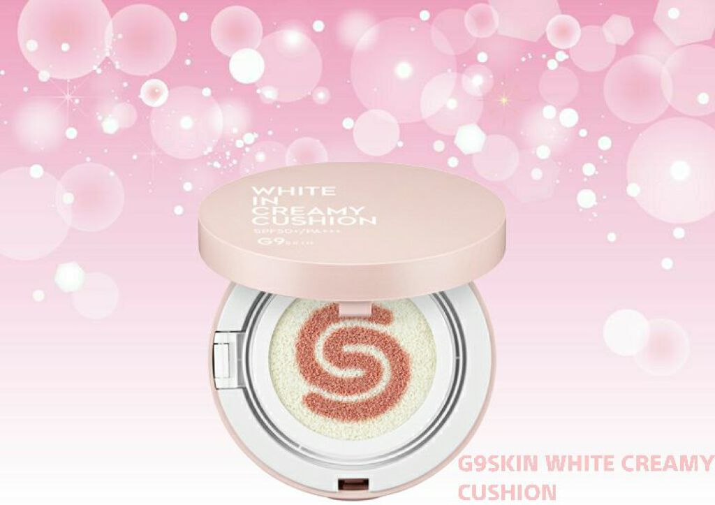 WHITE CREAMY CUSHION(ウユファンデ)/G9SKIN/化粧下地を使ったクチコミ(1枚目)