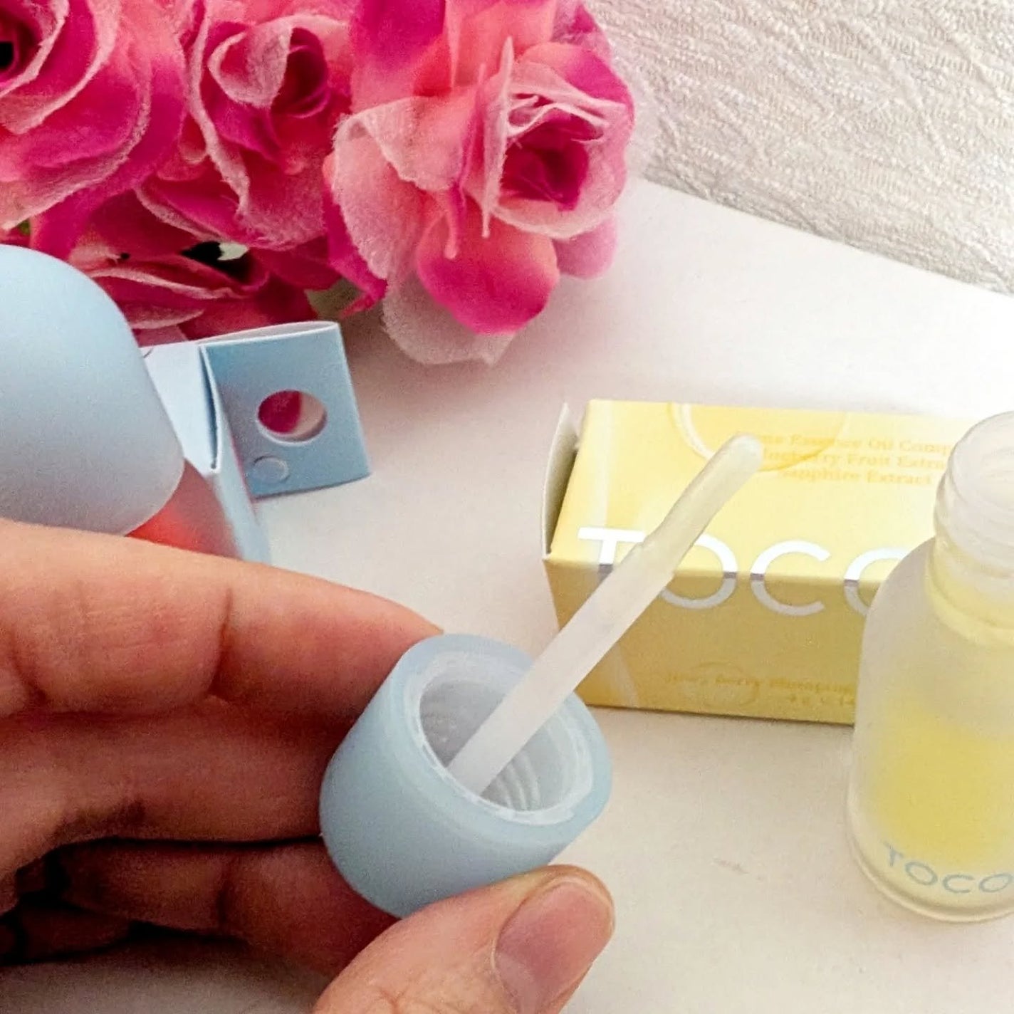 ジューシーベリープランピングリップオイル/TOCOBO/リップグロスを使ったクチコミ(3枚目)