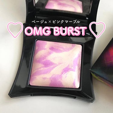 Illamasqua beyond powderのクチコミ「イラマスカ
ビヨンドパウダー
OMG BURST

開けた瞬間美しさにビックリしたハイライター.....」（1枚目）