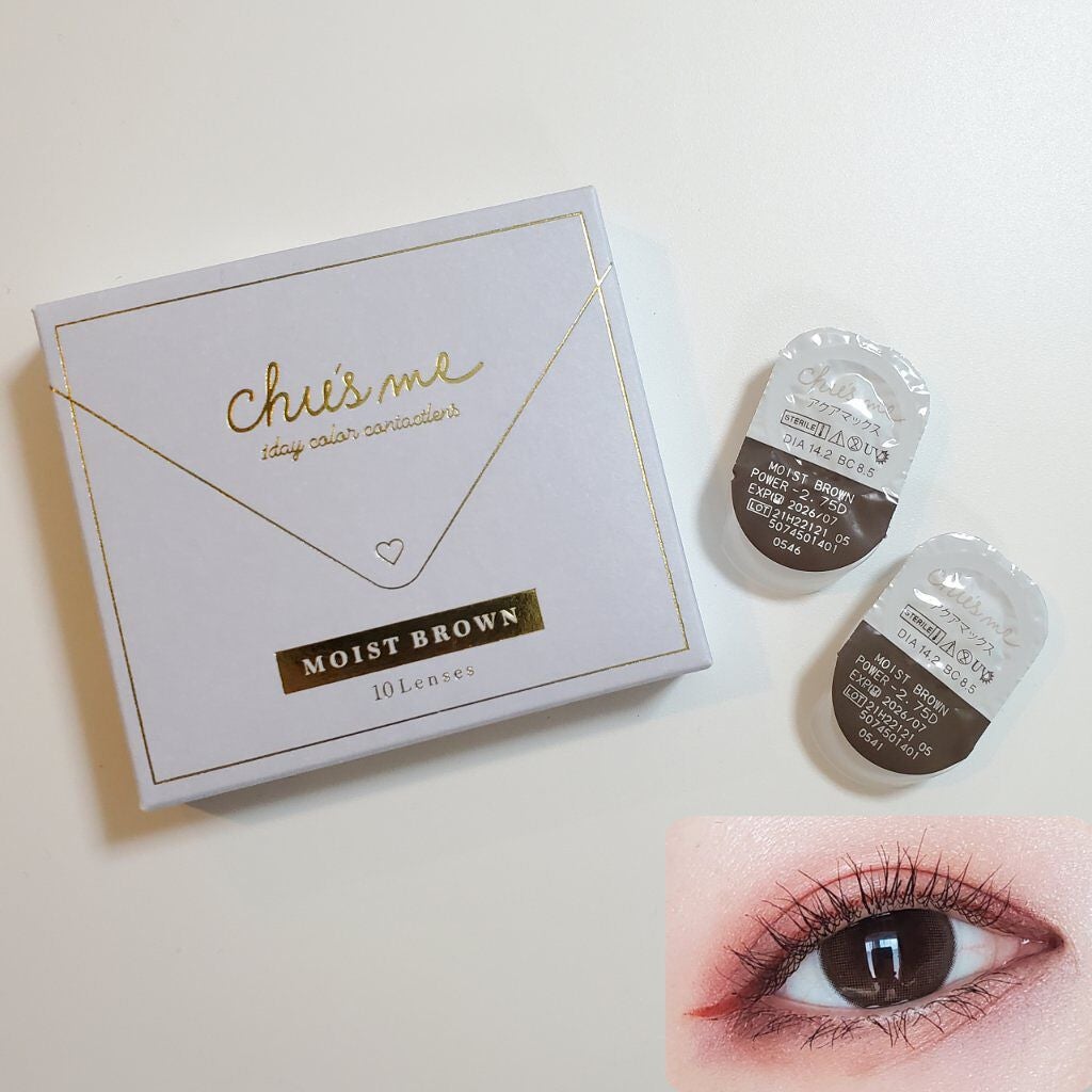 Chu's me 1day/Chu's me/ワンデー(1DAY)カラコンを使ったクチコミ(1枚目)