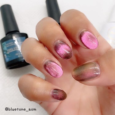 cocoronail THE TOP ノンワイプトップジェル 15mlのクチコミ「cocoronail(@cocoro_nail )

9D PLANTARY GEMS
col.....」（2枚目）