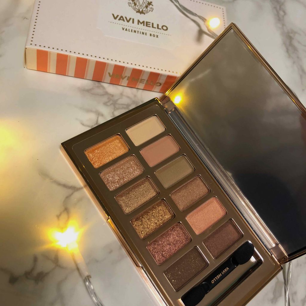 バレンタインボックス/VAVI MELLO/アイシャドウパレットを使ったクチコミ(2枚目)
