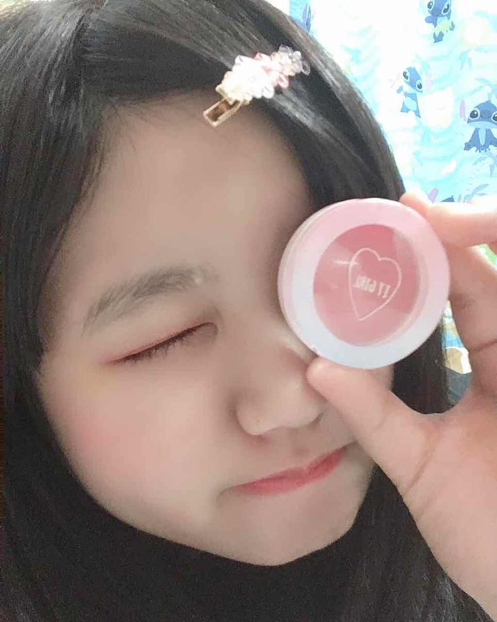 ダイソー×IT GIRL アイシャドウ/DAISO/単色アイシャドウを使ったクチコミ（1枚目）