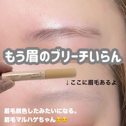 コンシーラーブロウマスカラ/キャンメイク/その他アイブロウを使ったクチコミ(5枚目)